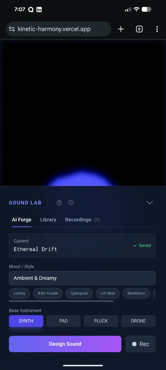Kinetic Harmony screenshot 2