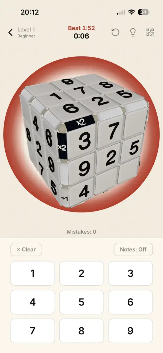 Kropki 3D Sudoku image number 01