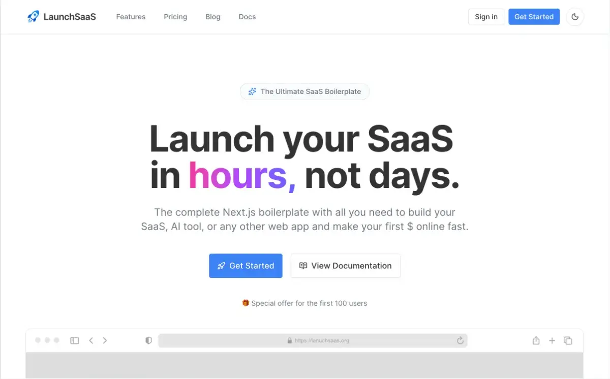 LaunchSaaS screenshot 2
