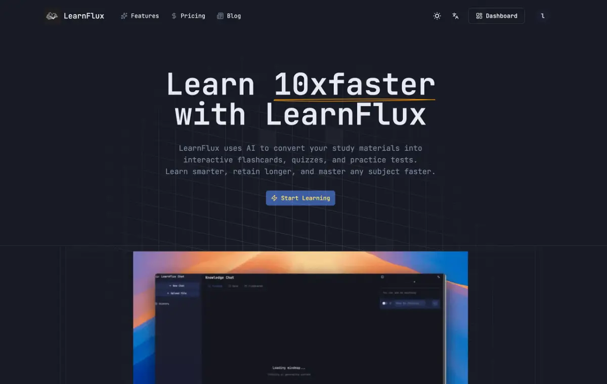 LearnFlux screenshot 2