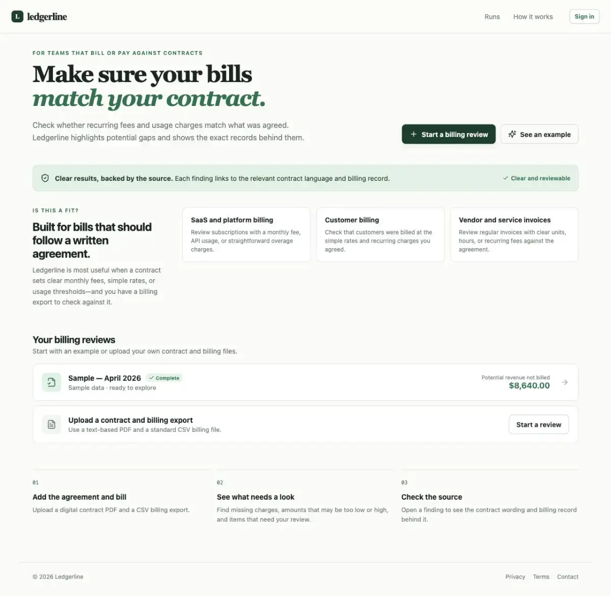 Ledgerline screenshot 2
