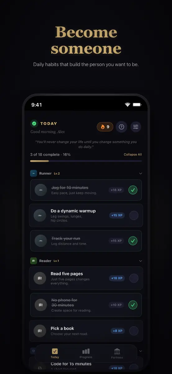 Level Habits screenshot 1