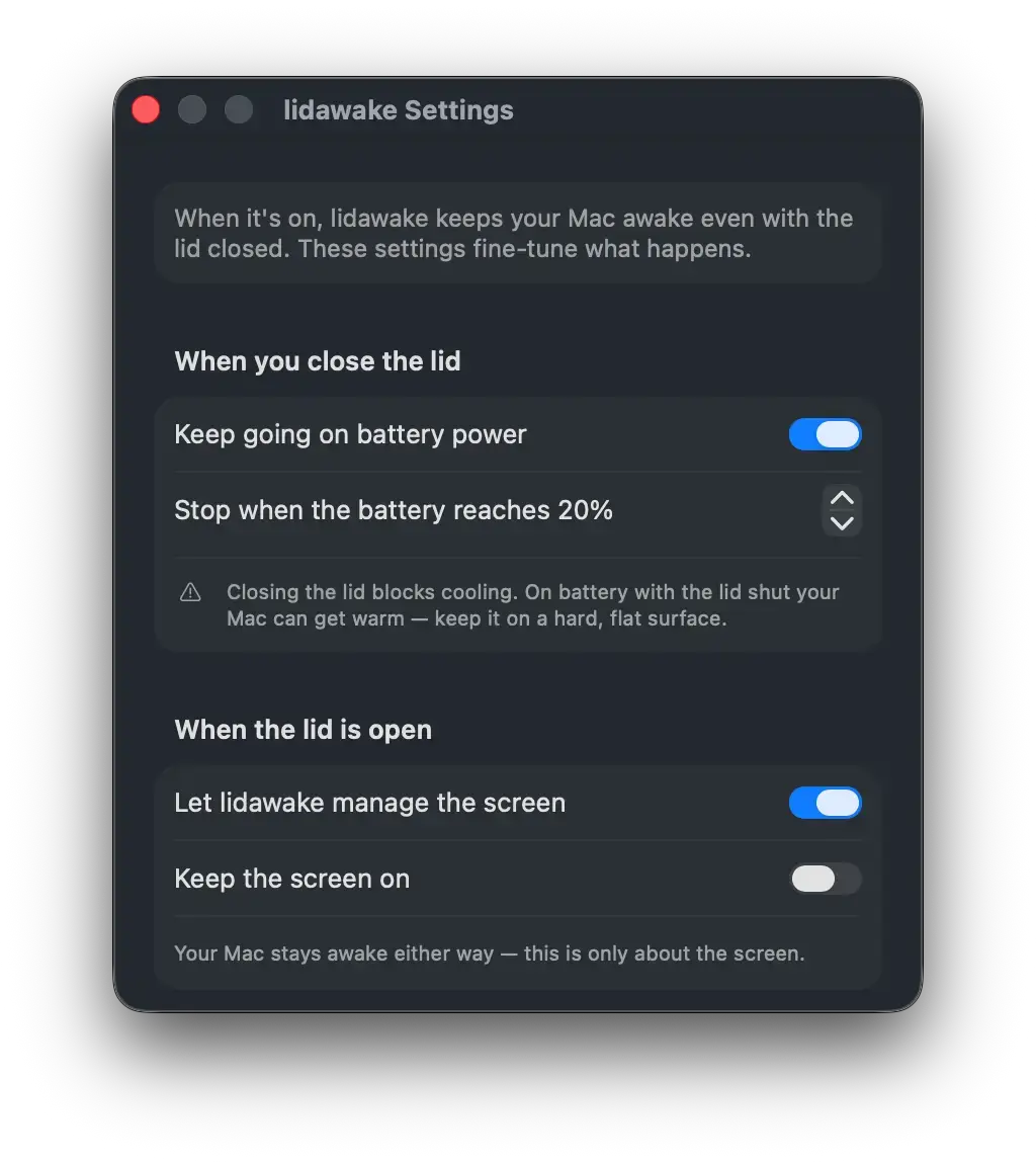 lidawake by zaYco screenshot 2