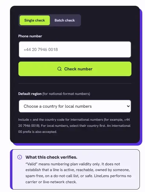LineLens screenshot 2