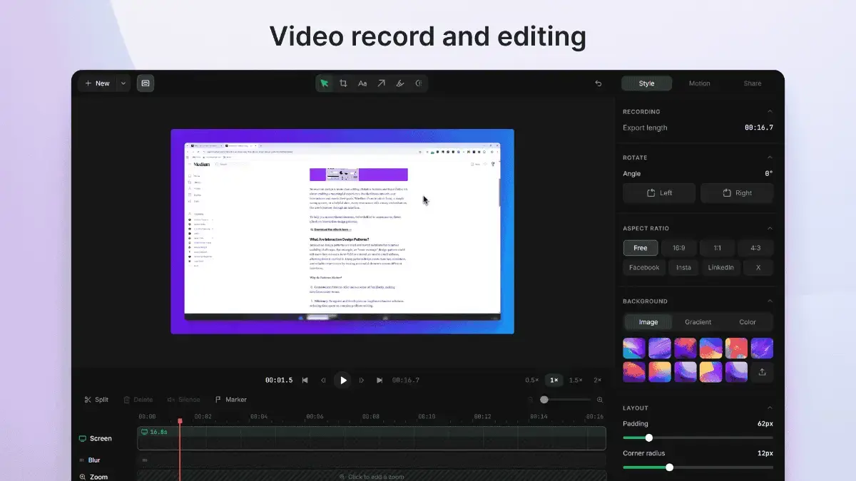 Lumshot screenshot 3