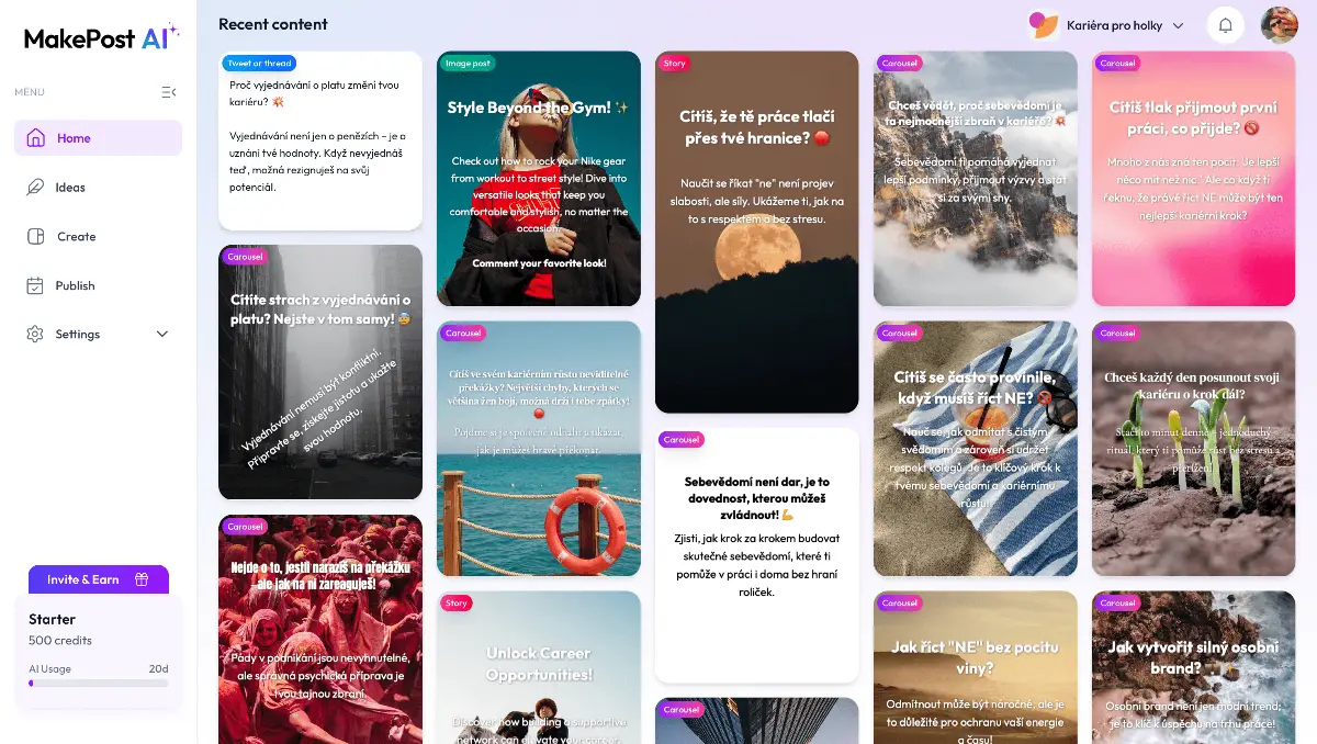 MakePostAI screenshot 2