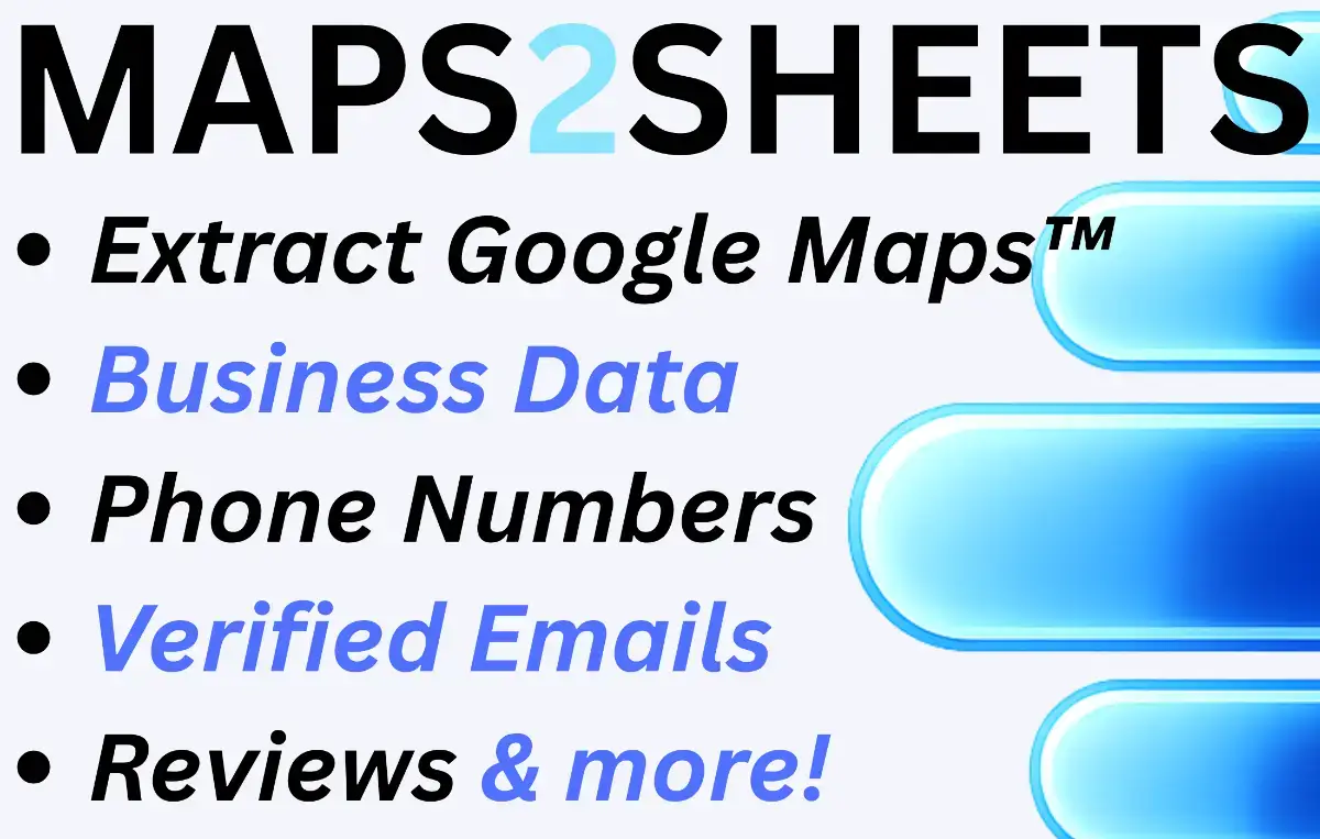 Maps2Sheets screenshot 1