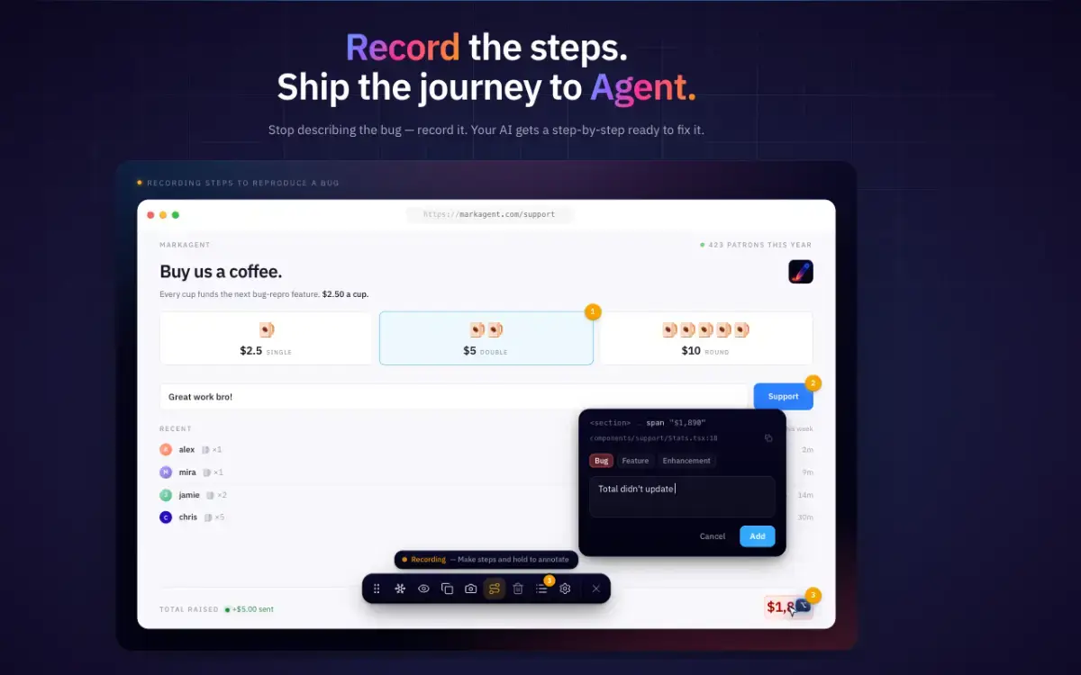 Markagent screenshot 3