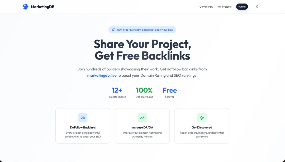 MarketingDB product image