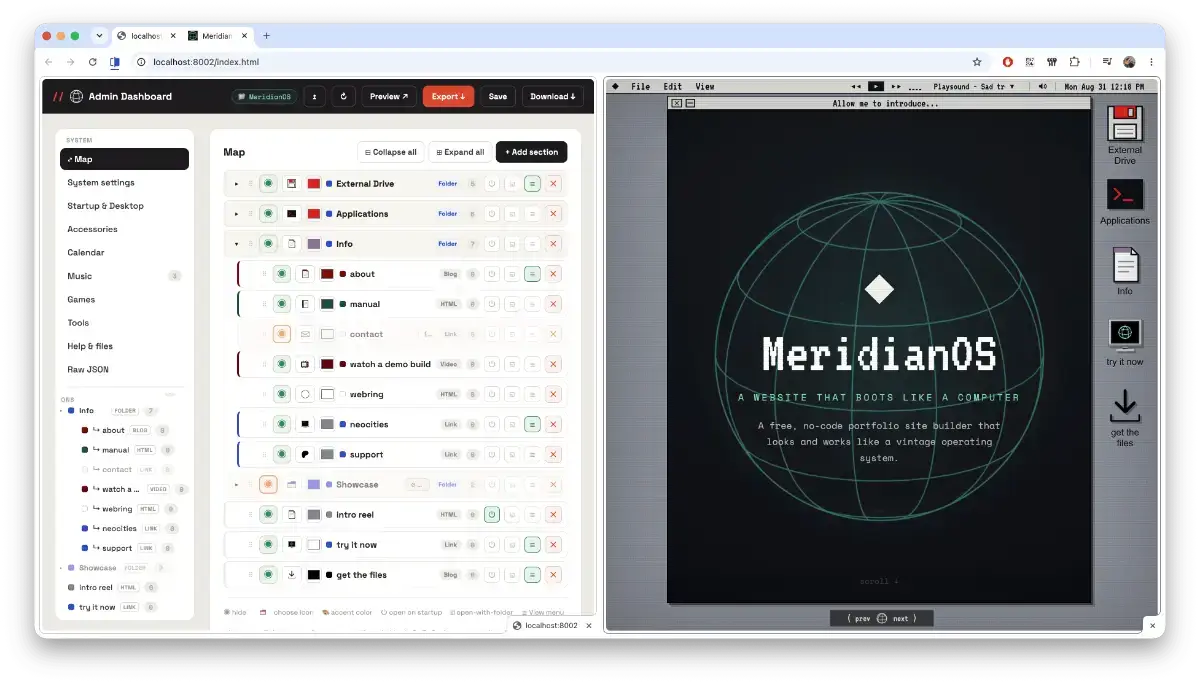 MeridianOS image number 11