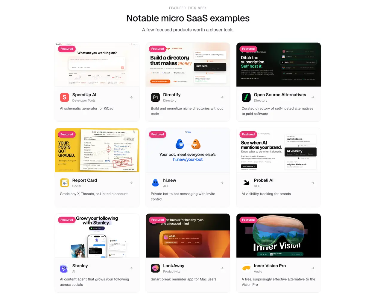 Micro SaaS Examples screenshot 3