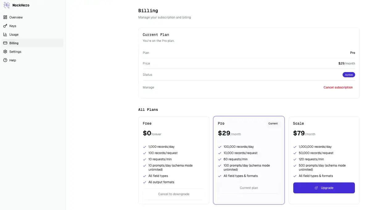 MockHero screenshot 1