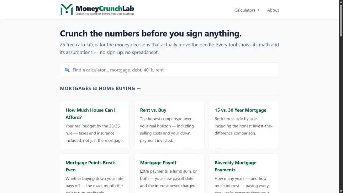 MoneyCrunchLab image number 01