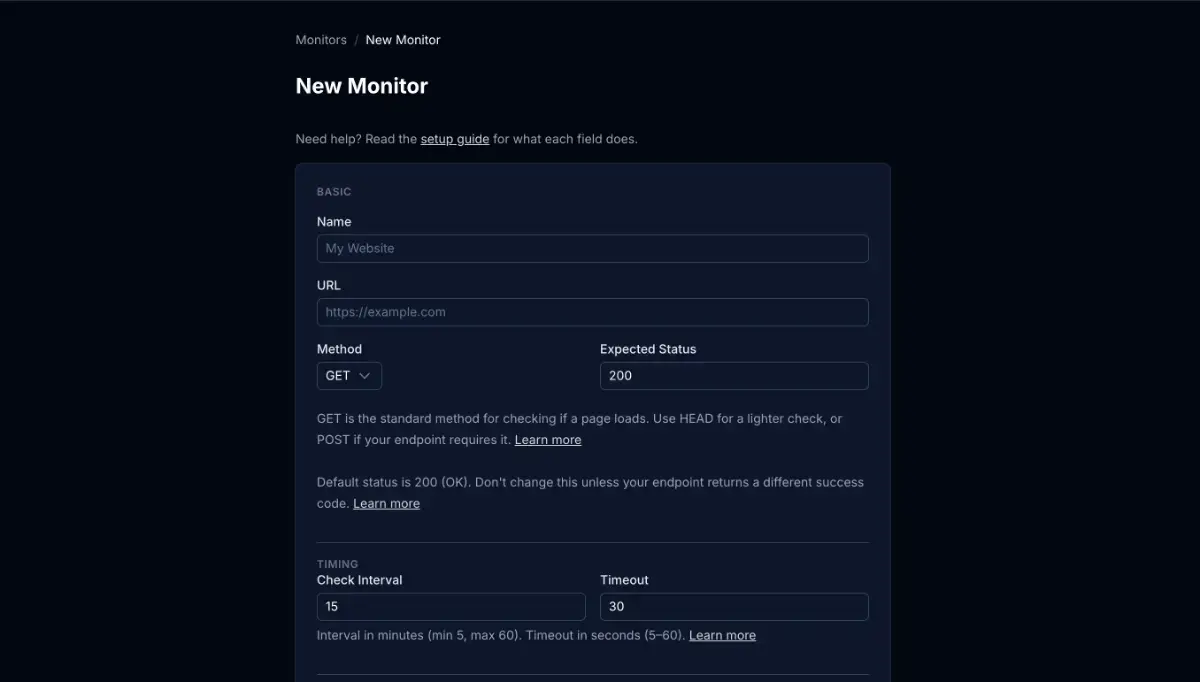 Monitoristic screenshot 2
