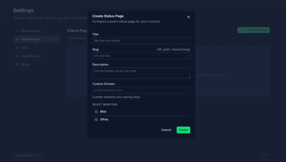 Monitoristic screenshot 3