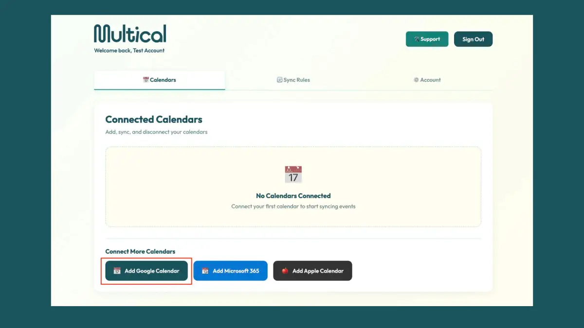 Multical screenshot 3