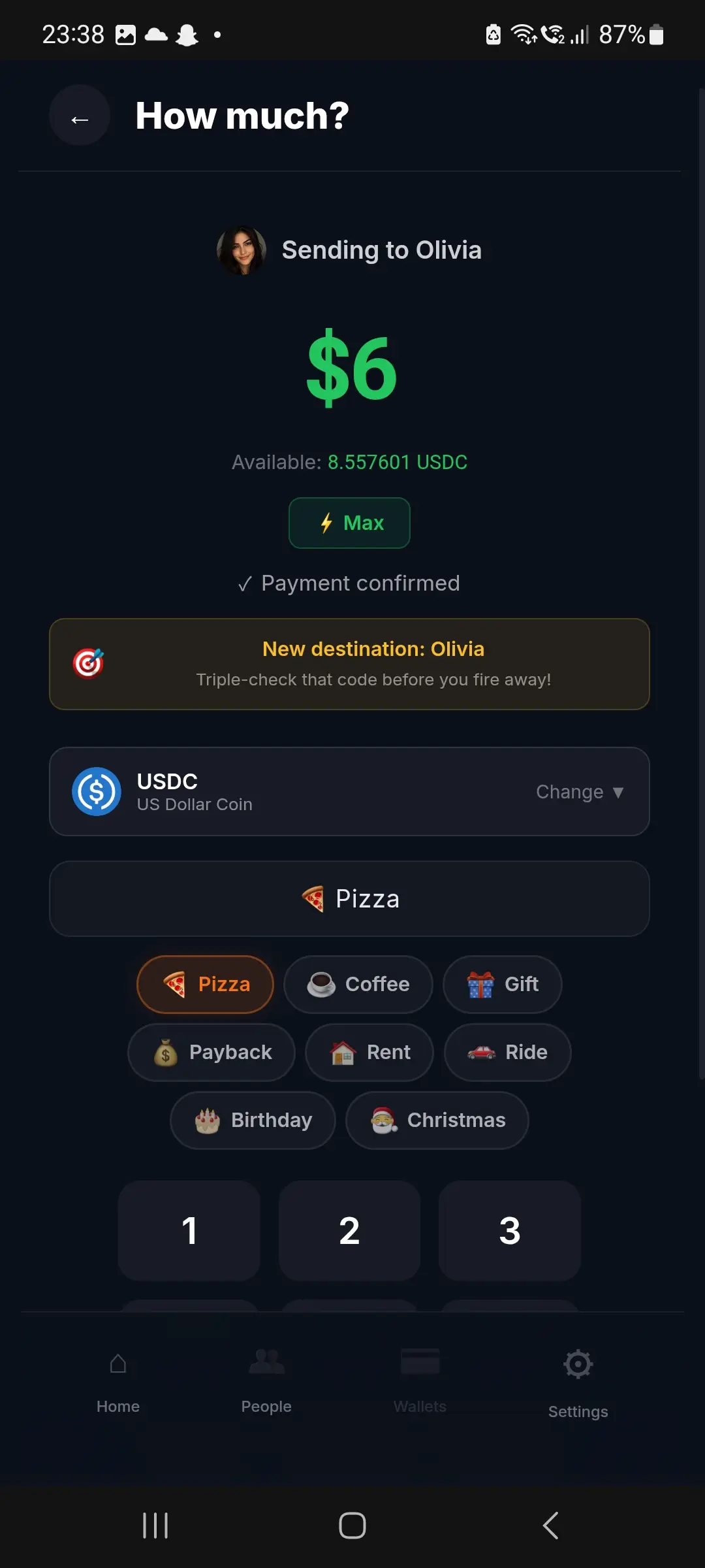 MyFriendlyWallet screenshot 3