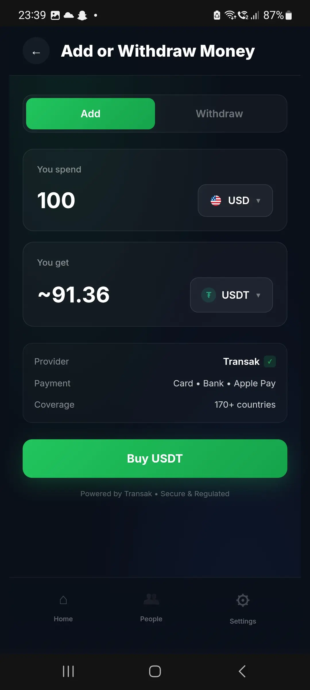 MyFriendlyWallet screenshot 4