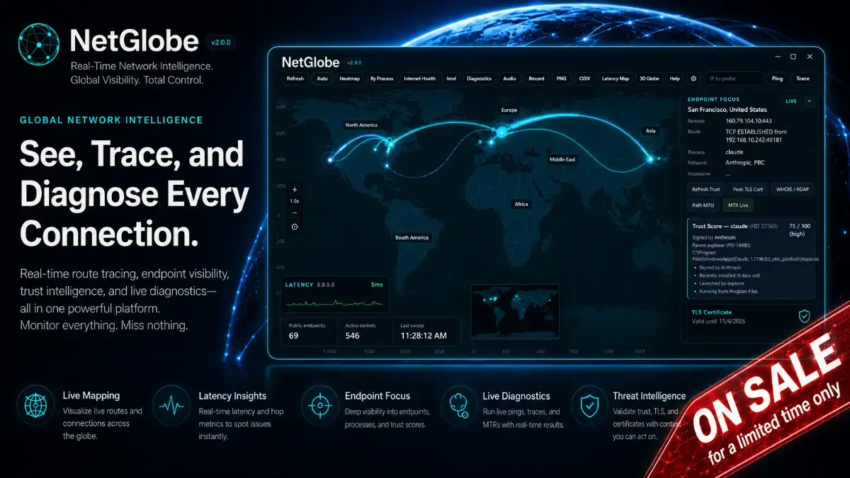 NetGlobe screenshot 3