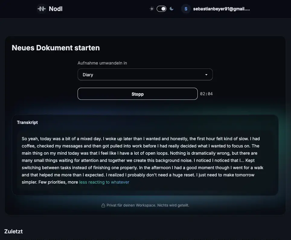Nodl screenshot 2
