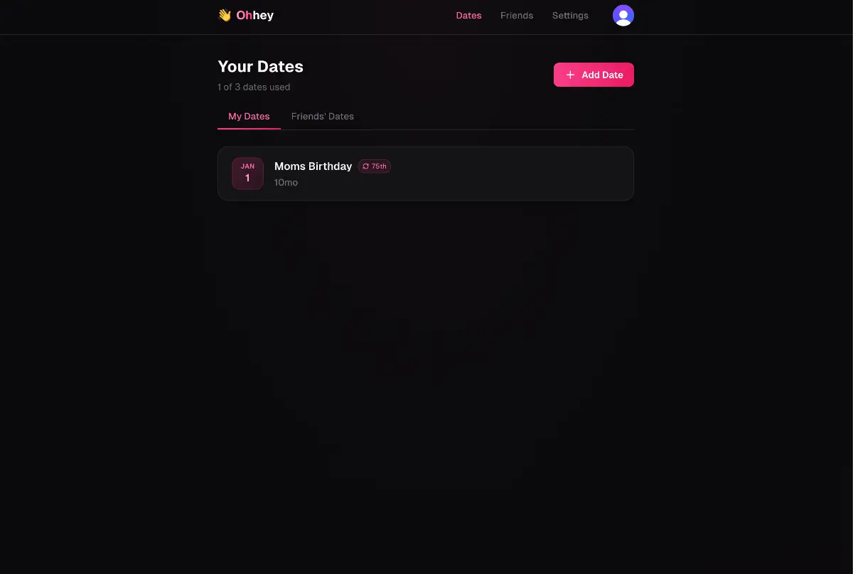 OhHey.io screenshot 2