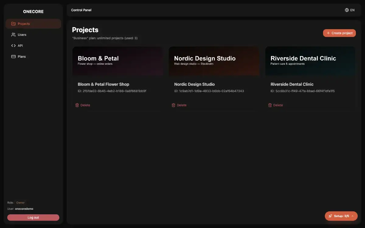 OneCore screenshot 1