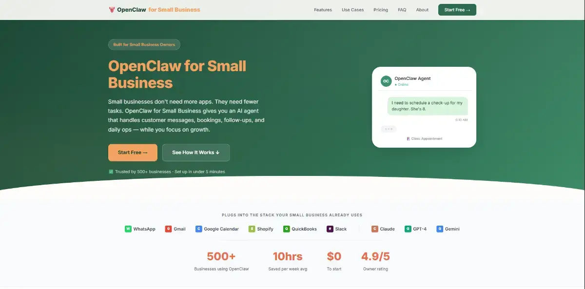 Openclaw for small business image number 01