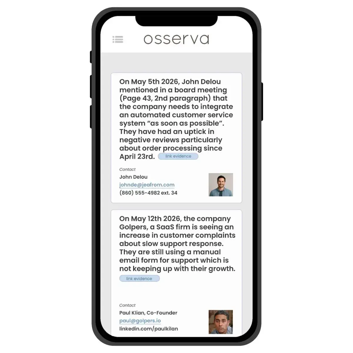 Osserva screenshot 2