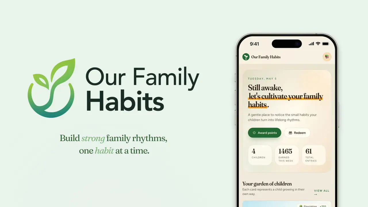 Our Family Habits App screenshot 1