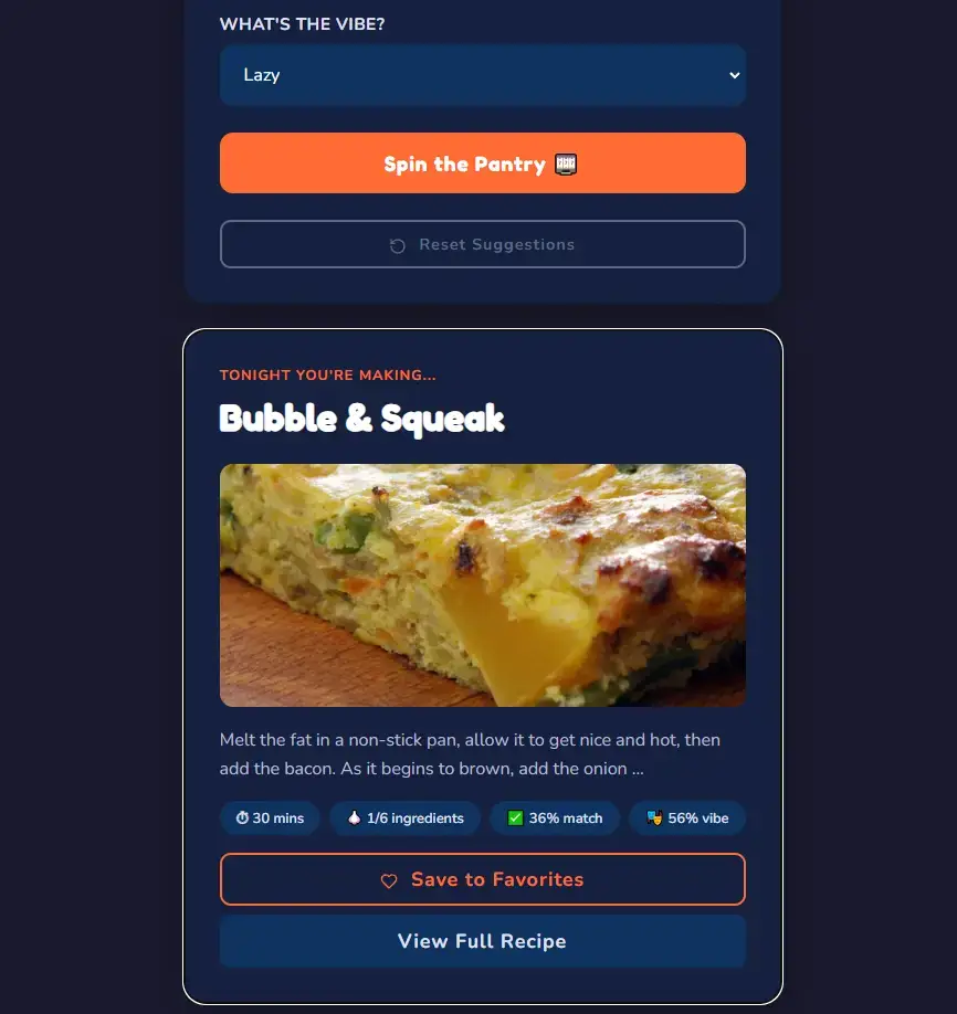 Pantry Roulette screenshot 3