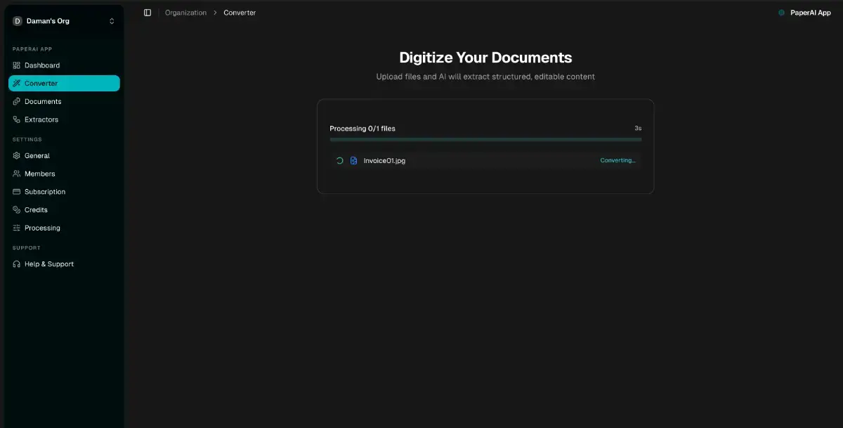 PaperAI APP screenshot 2