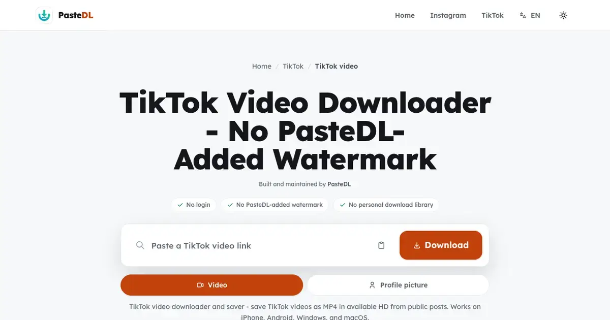 PasteDL screenshot 3