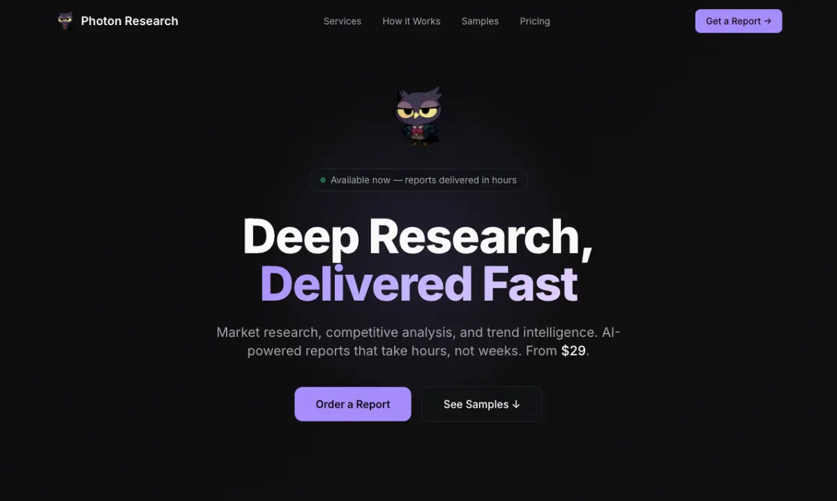 Photon Research screenshot 1
