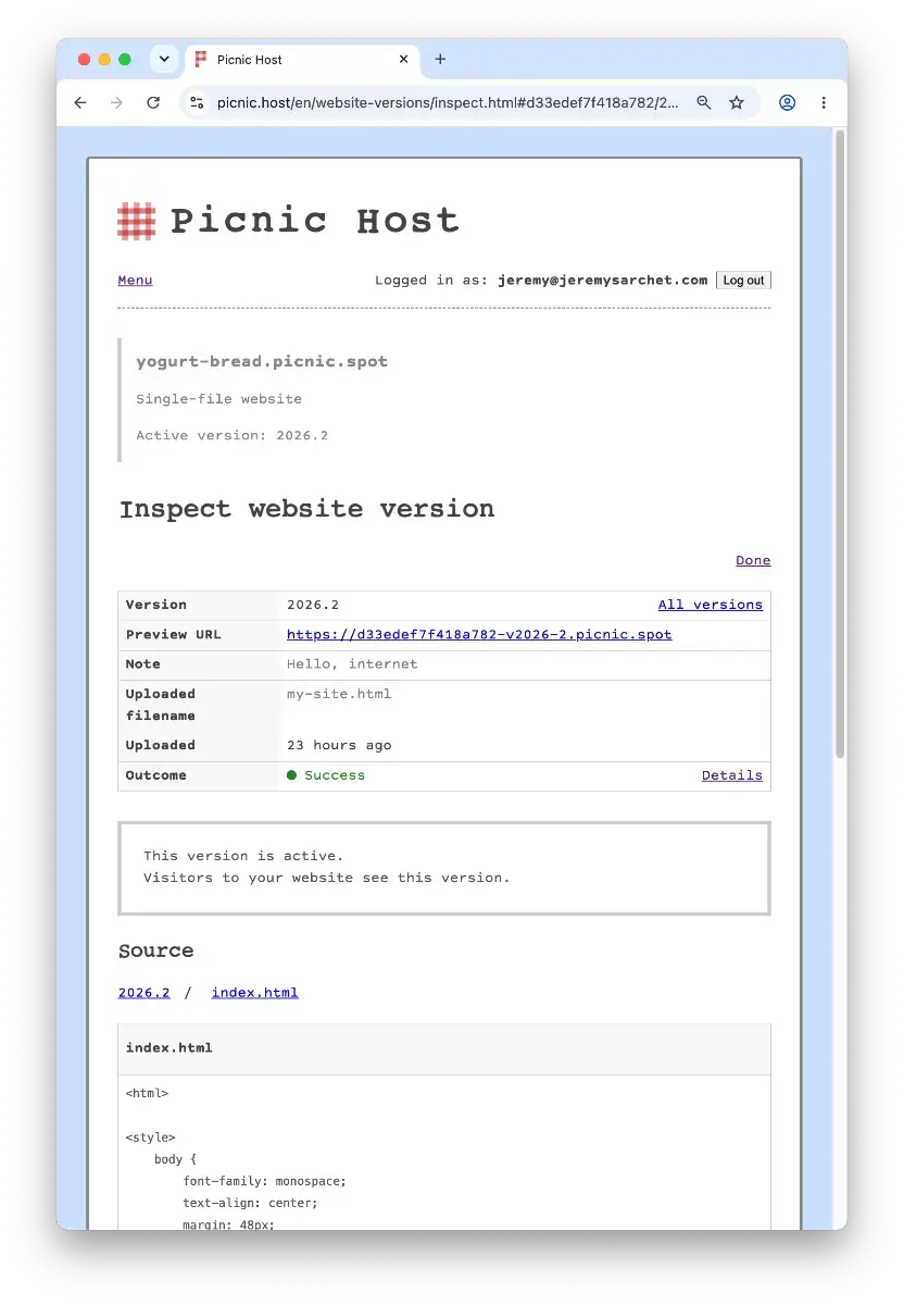 Picnic Host screenshot 2