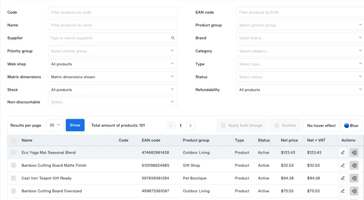 Pointofsalenet screenshot 2
