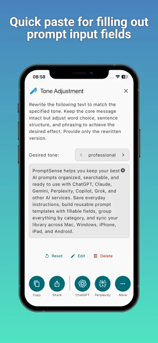 PromptSense screenshot 2