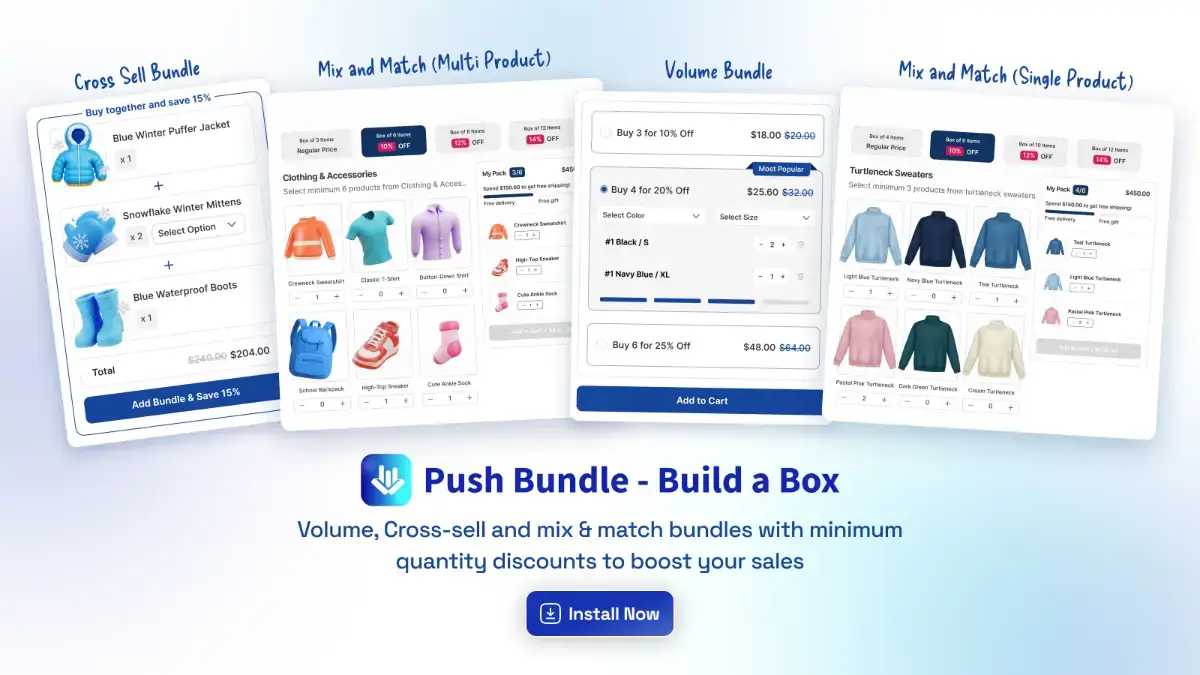 Push Bundle Build a Box App product image