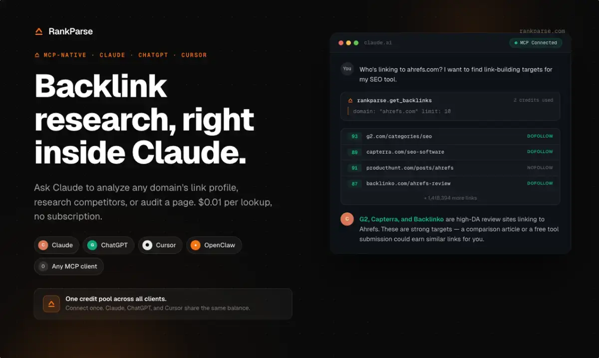 RankParse screenshot 1