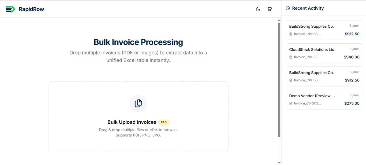 RapidRow screenshot 3