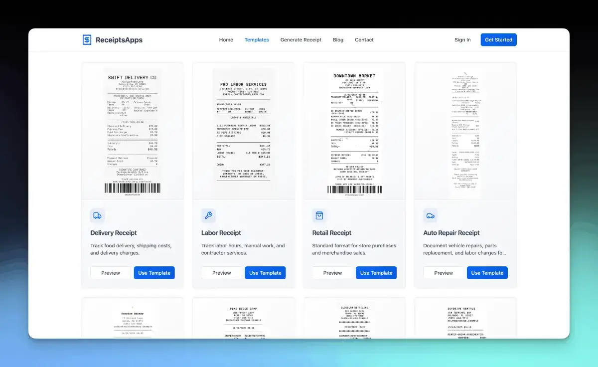 ReceiptsApps screenshot 3