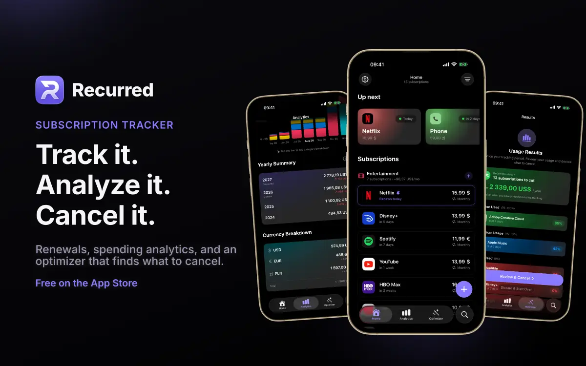 Recurred Subscription Manager image number 01