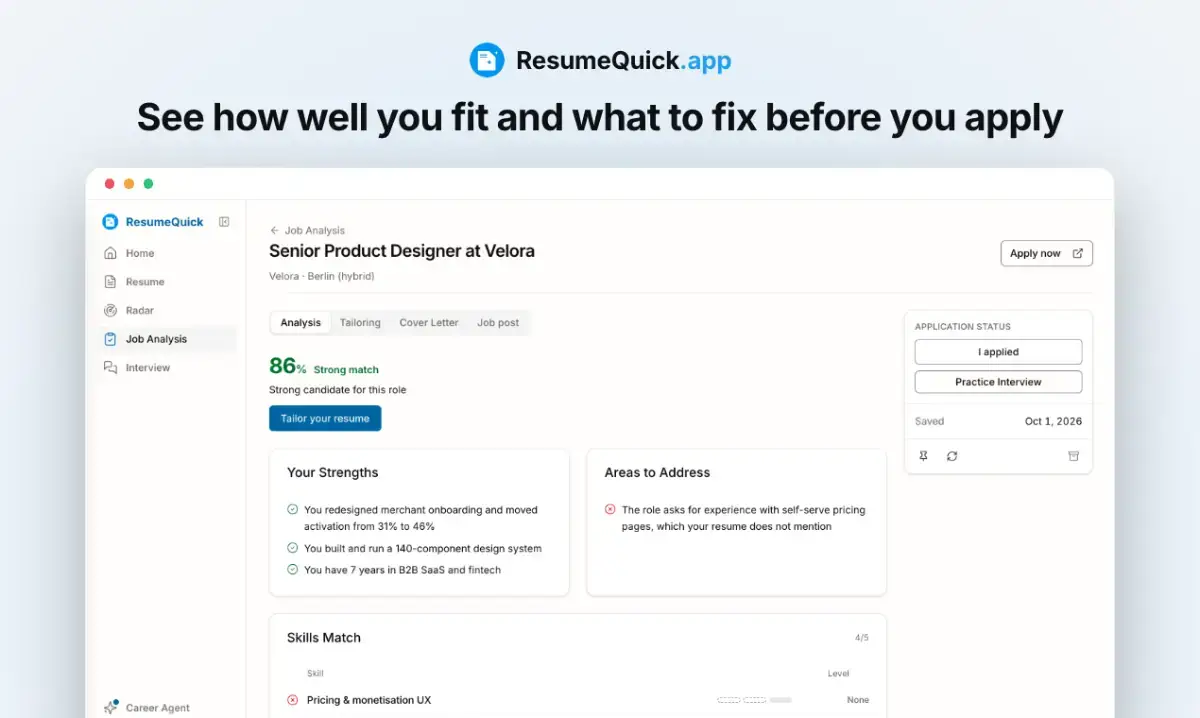 ResumeQuick screenshot 2