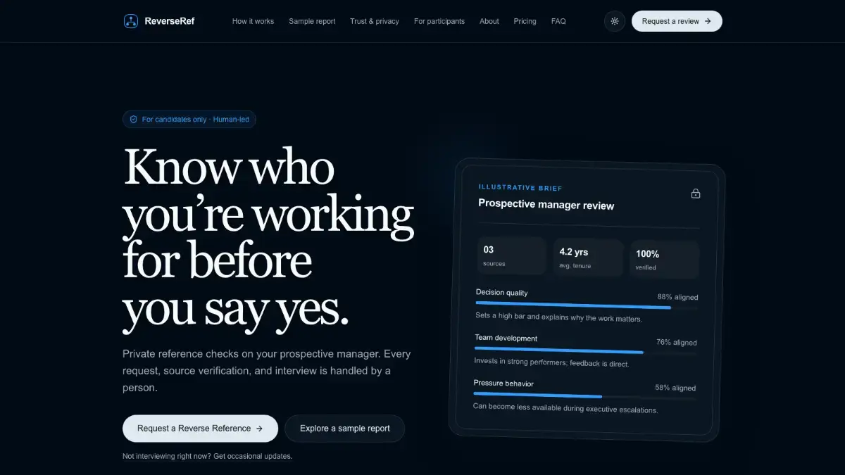 ReverseRef screenshot 1