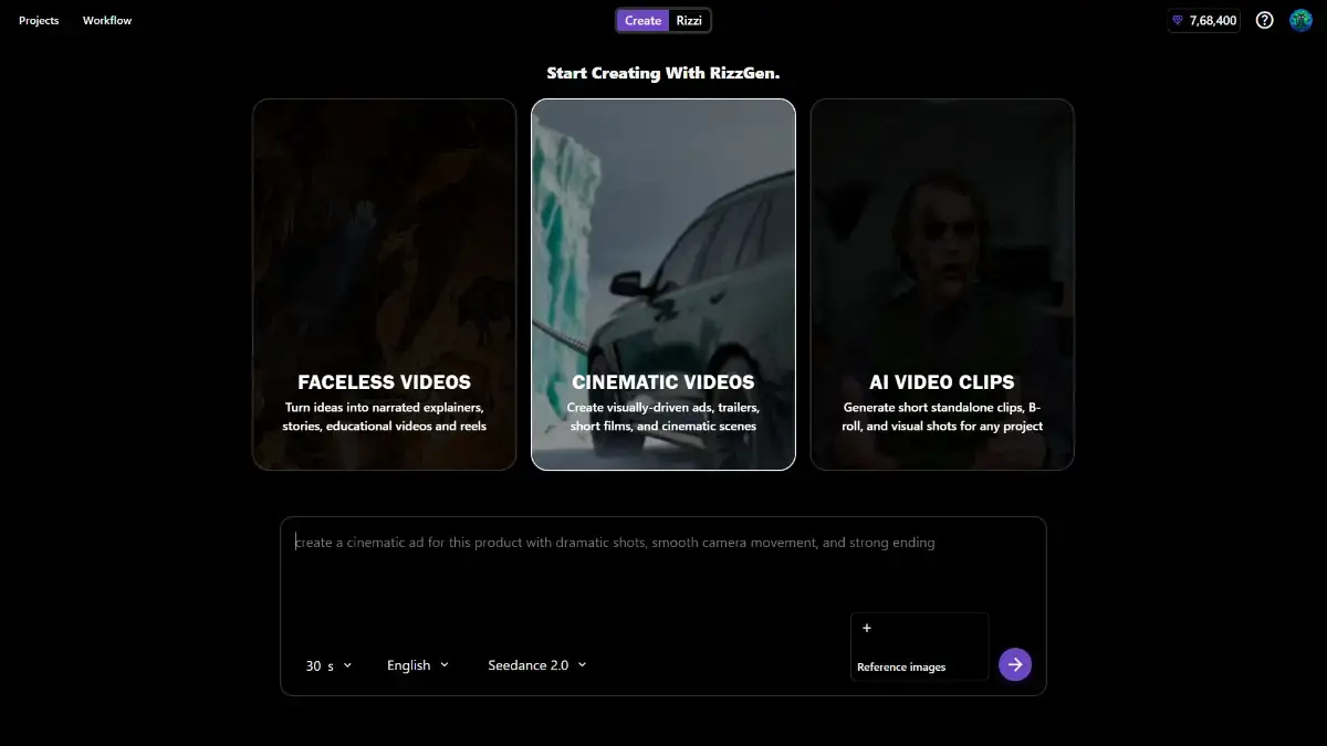 RizzGen screenshot 3