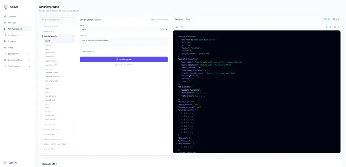 Scavio AI screenshot 4