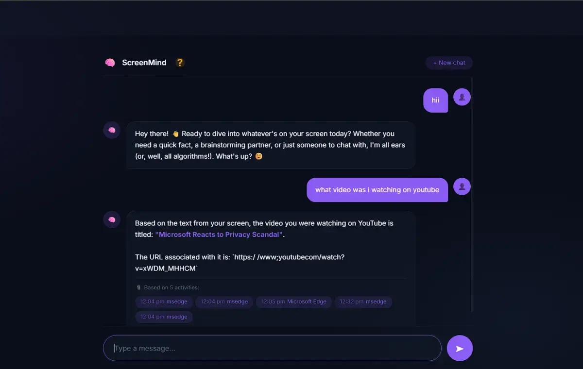 ScreenMind screenshot 2
