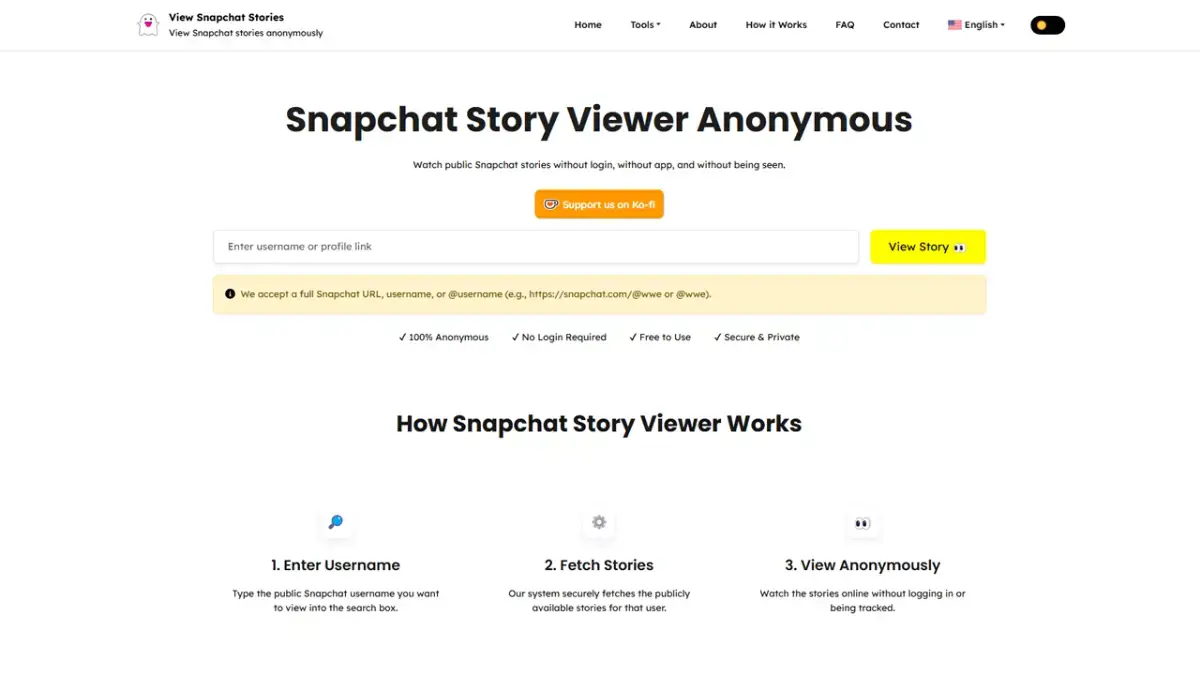 Snapchat Story Viewer and Downloader screenshot 2