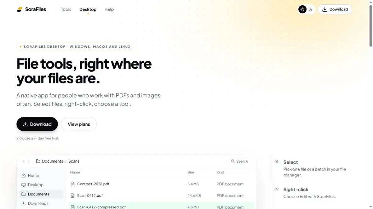 SoraFiles screenshot 2