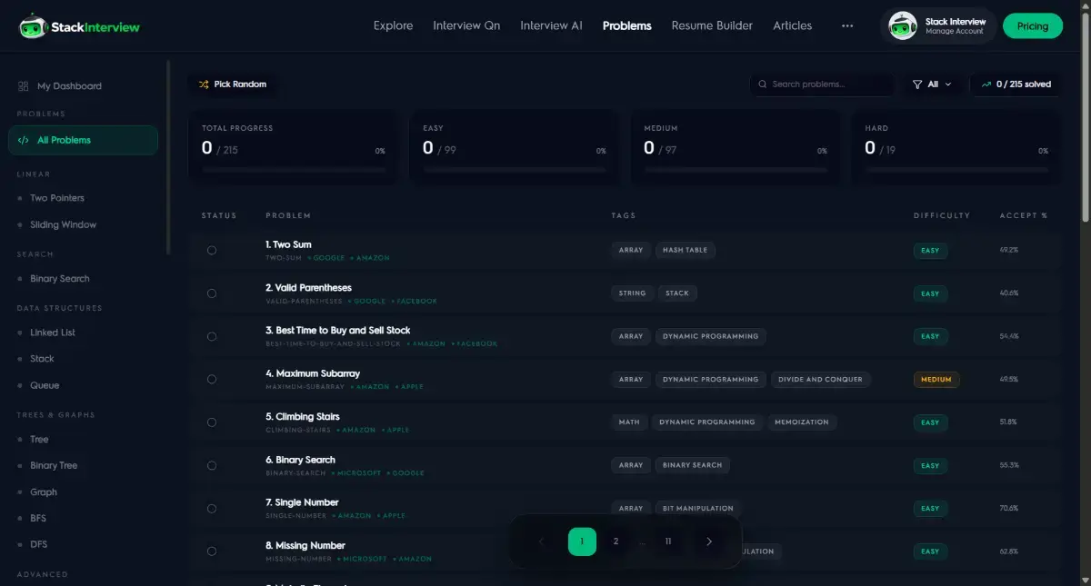 Stack Interview screenshot 2