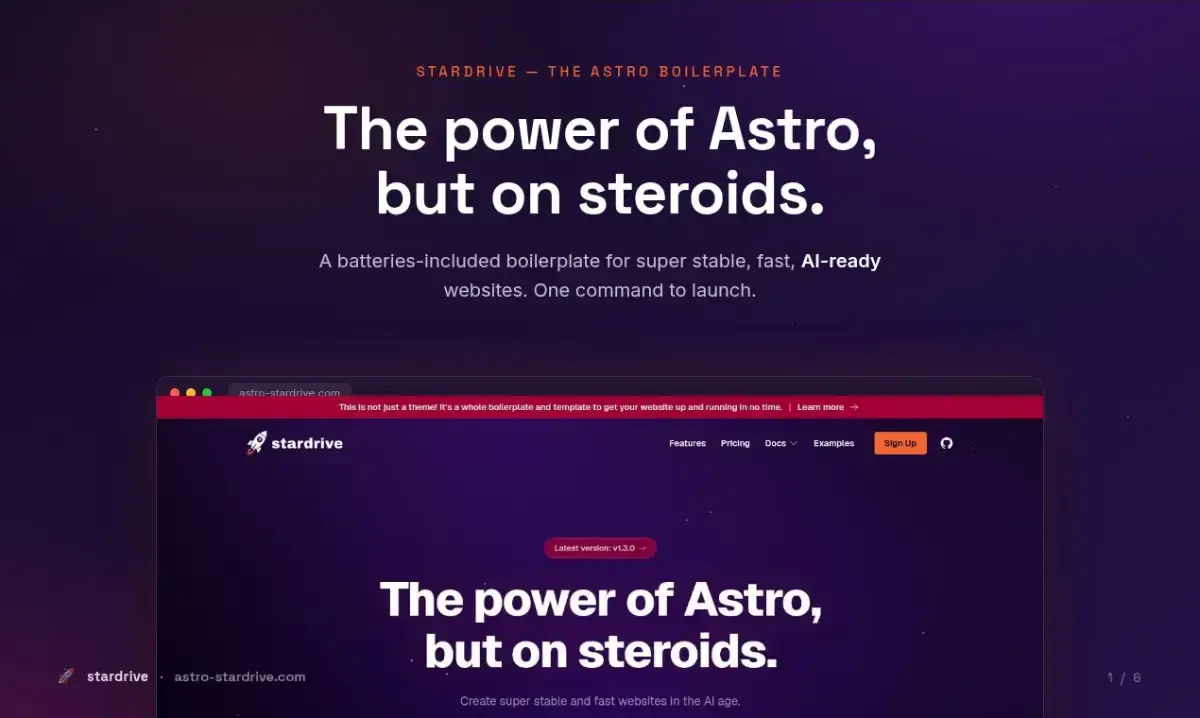 Astro Stardrive Boilerplate image number 11